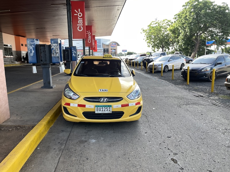 taxi cab in chitre panama